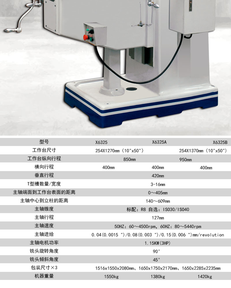 炮塔銑床X6325(圖2)